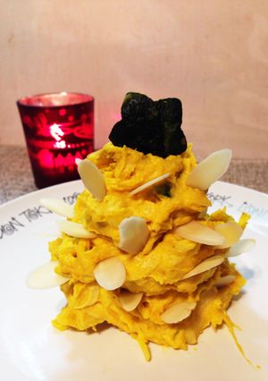 カボチャのサラダ（クリスマスバージョン）-レシピのメイン写真