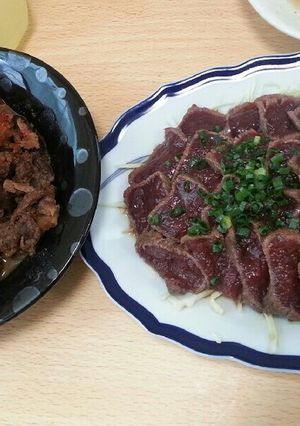 馬筋煮込み 馬たたき★おつまみ/飲み会-レシピのメイン写真