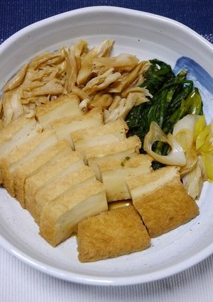 ヘルシー！厚揚げすき焼き-レシピのメイン写真