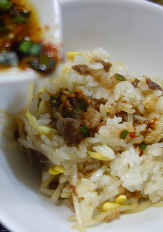 大豆もやしと牛肉の韓国風炊き込みご飯-レシピのメイン写真
