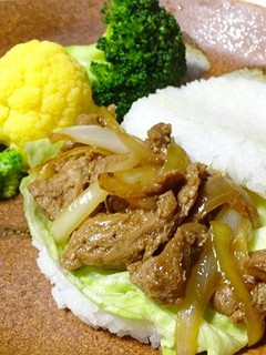 大豆のお肉でライスバーガー-レシピのメイン写真