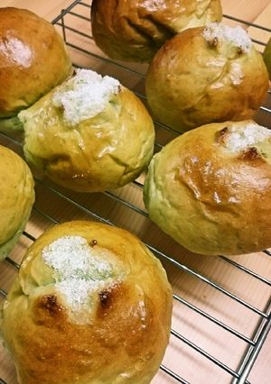 青汁入りおやつパン-レシピのメイン写真