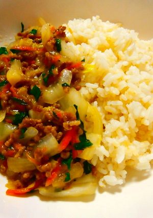 ファンケル「発芽米」で野菜丼-レシピのメイン写真