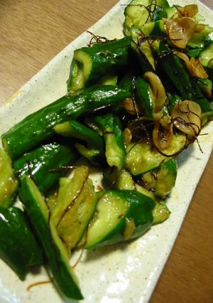 ３分間クッキング～たたき胡瓜～-レシピのメイン写真