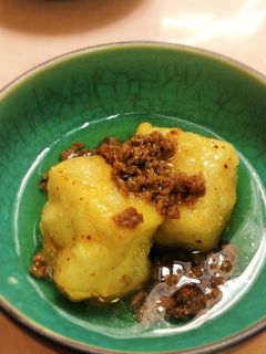 そぼろたっぷりの餡かけ揚げ出し豆腐!-レシピのメイン写真