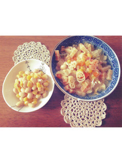 超簡単✩野菜たっぷりコンソメスープ-レシピのメイン写真