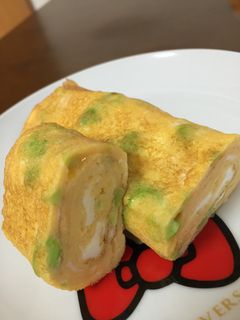 白だしで枝豆卵焼き-レシピのメイン写真