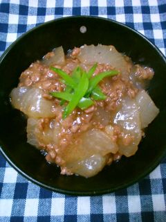大豆のお肉で 大根のそぼろ煮-レシピのメイン写真