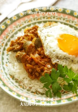 だし醤油でラクうま♪大豆肉のドライカレー-レシピのメイン写真