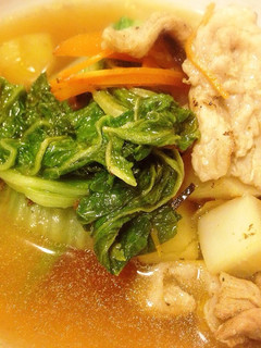 白菜と豚肉の蒸し煮 スープ風-レシピのメイン写真