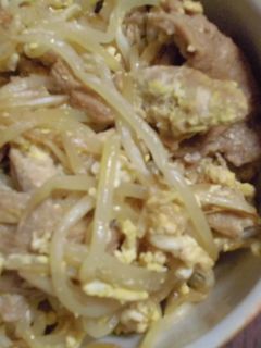 大豆のお肉で卵もやし炒め-レシピのメイン写真