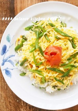 ダイエットに!!ぬか漬けで ちらし寿司-レシピのメイン写真