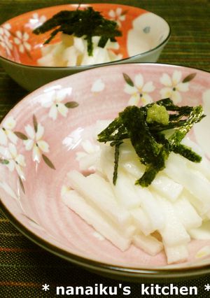 簡単おつまみ♡長芋短冊醤油がけ-レシピのメイン写真