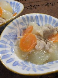 豚肉と冬瓜の味噌煮-レシピのメイン写真