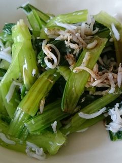 小松菜としらすの和え物-レシピのメイン写真