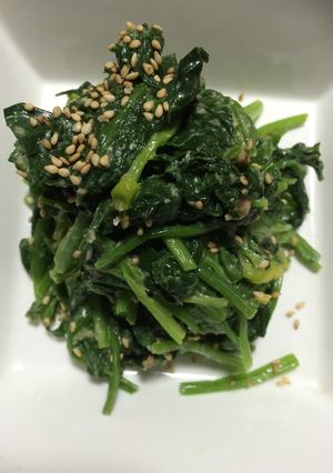 シンプルほうれん草の胡麻和え-レシピのメイン写真