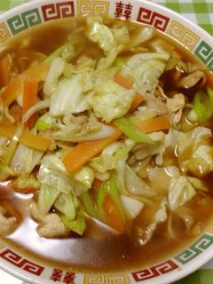 *簡単*スープ入り焼きそば*-レシピのメイン写真