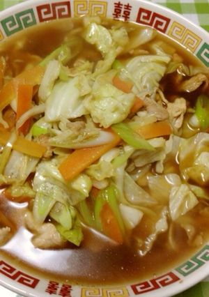 ＊簡単＊スープ入り焼きそば＊-レシピのメイン写真
