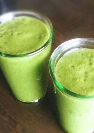 法蓮草パインラズベリーグリーンスムージー-レシピのメイン写真