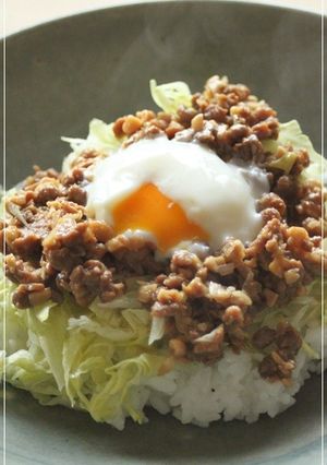 大豆のお肉deヘルシー☆和風タコライス-レシピのメイン写真