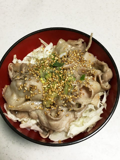 簡単 豚バラ丼-レシピのメイン写真