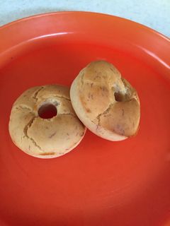 バナナ入り★ふわふわ米粉焼きドーナツ-レシピのメイン写真