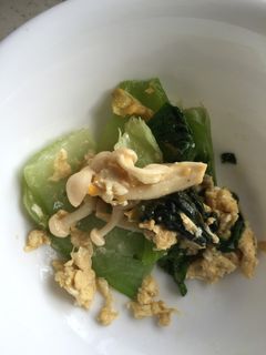 青梗菜としめじの中華炒め-レシピのメイン写真