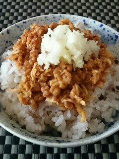 ~大豆のお肉で肉味噌丼~-レシピのメイン写真