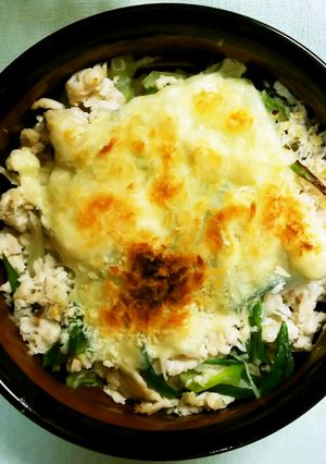 ねぎと鶏ひき肉のチーズパン粉焼き-レシピのメイン写真