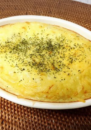 長芋とろろのチーズ焼き①レンコン入り-レシピのメイン写真