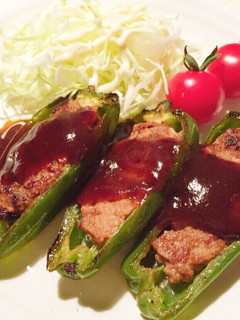 簡単*ピーマンの肉詰め-レシピのメイン写真