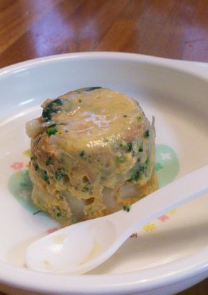 レンジで簡単＊うどん茶碗蒸し＊離乳食-レシピのメイン写真
