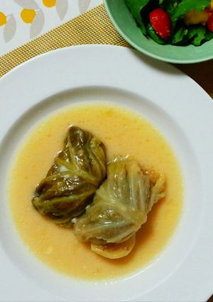 やさしいミルクロールキャベツ-レシピのメイン写真