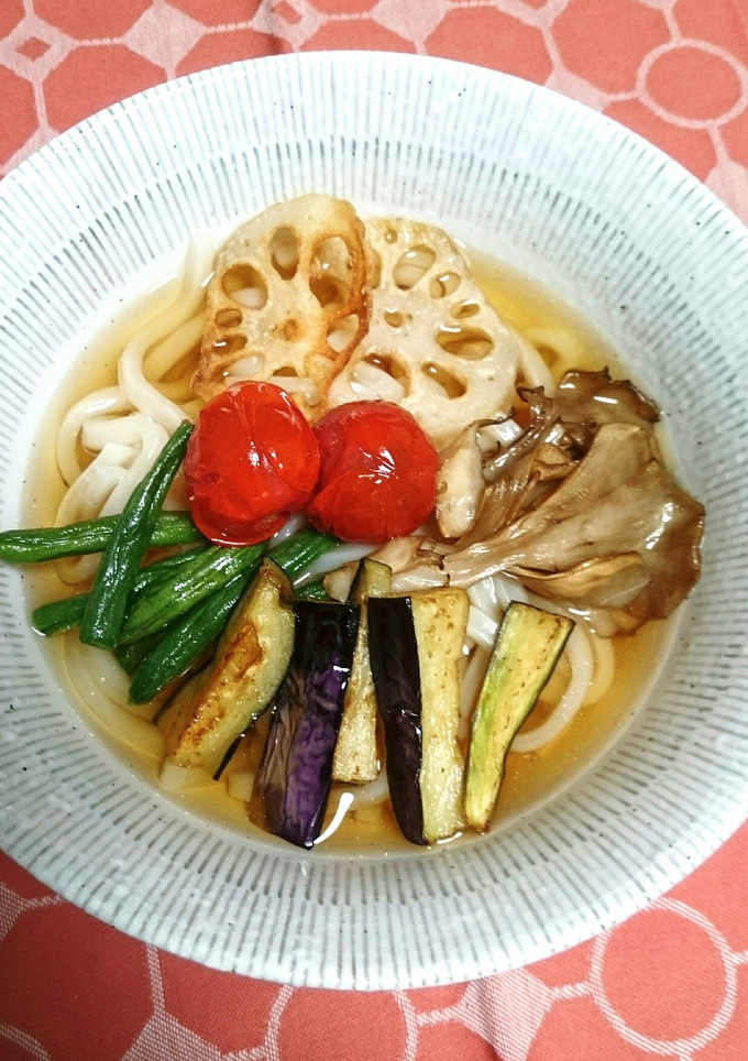 素揚げ野菜のせうどん-レシピのメイン写真