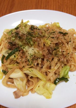 新発見〜♡簡単でやみつき！！焼きうどん♡-レシピのメイン写真