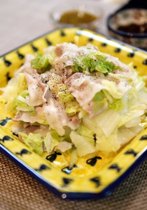 忙しい日に☆簡単♪白菜と豚肉蒸し-レシピのメイン写真