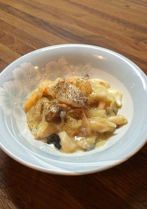簡単!タラとエビのクリーム煮♪-レシピのメイン写真