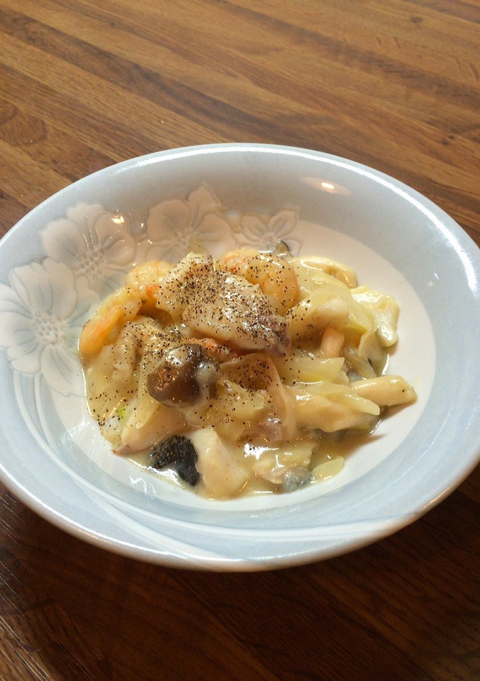 簡単！タラとエビのクリーム煮♪-レシピのメイン写真