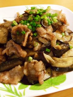 ご飯が進む☆なすと豚肉のさっぱり炒め♪-レシピのメイン写真
