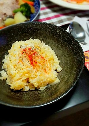 炊飯器で簡単チーズピラフ☆-レシピのメイン写真