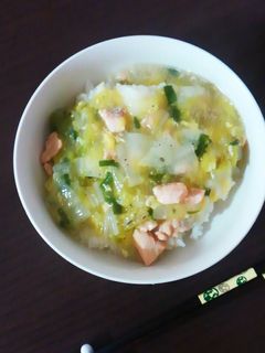 野菜たっぷり!優しい味の鮭あんかけ丼☆-レシピのメイン写真