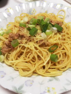 ツナとたらこの和風パスタ-レシピのメイン写真