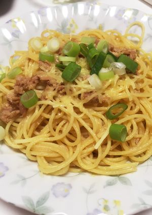 ツナとたらこの和風パスタ-レシピのメイン写真