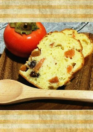 簡単☆柿のラム酒ケーキ-レシピのメイン写真