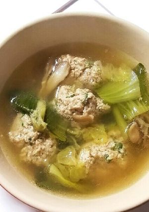 低糖質レシピ☆肉団子のあったか中華スープ-レシピのメイン写真