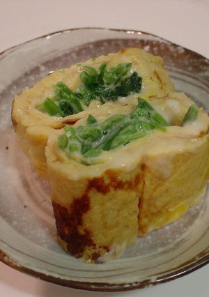 ほうれん草のチーズだし巻き卵-レシピのメイン写真