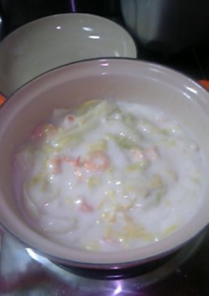 簡単ノンオイル！白菜のクリーム煮-レシピのメイン写真