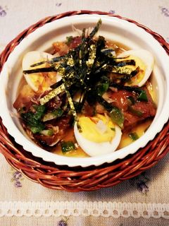 焼き鳥とうずら卵の和風ココットカマン-レシピのメイン写真