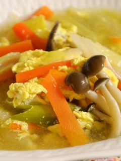 野菜がたくさんとれる中華スープ-レシピのメイン写真