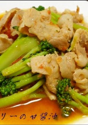 ブロッコリーを甘醤油でワシワシ食う-レシピのメイン写真